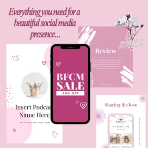 editable-customisable-canva-social-template-pink-princess-marketing-your-brand-workshop-australia
