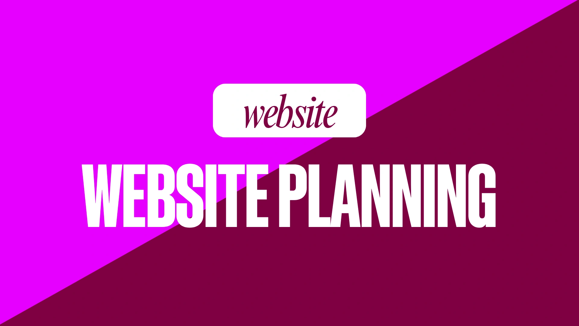 Plan a Website That Converts – Strategy, Structure & UX