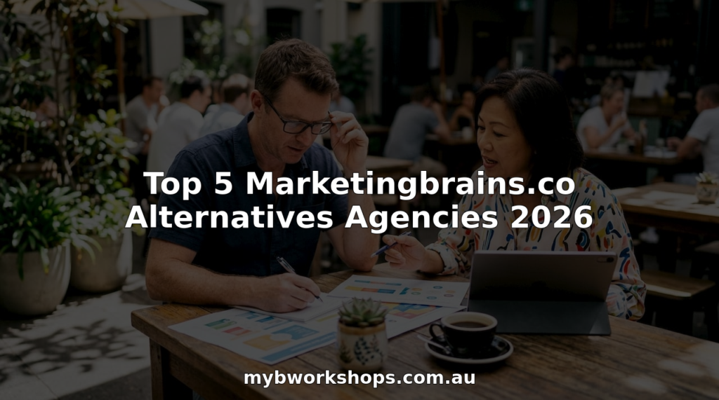 Australian small business owner and marketing consultant discussing plans