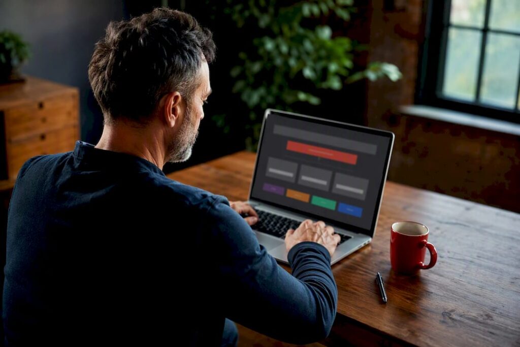 Australian business owner building an SEO content brief