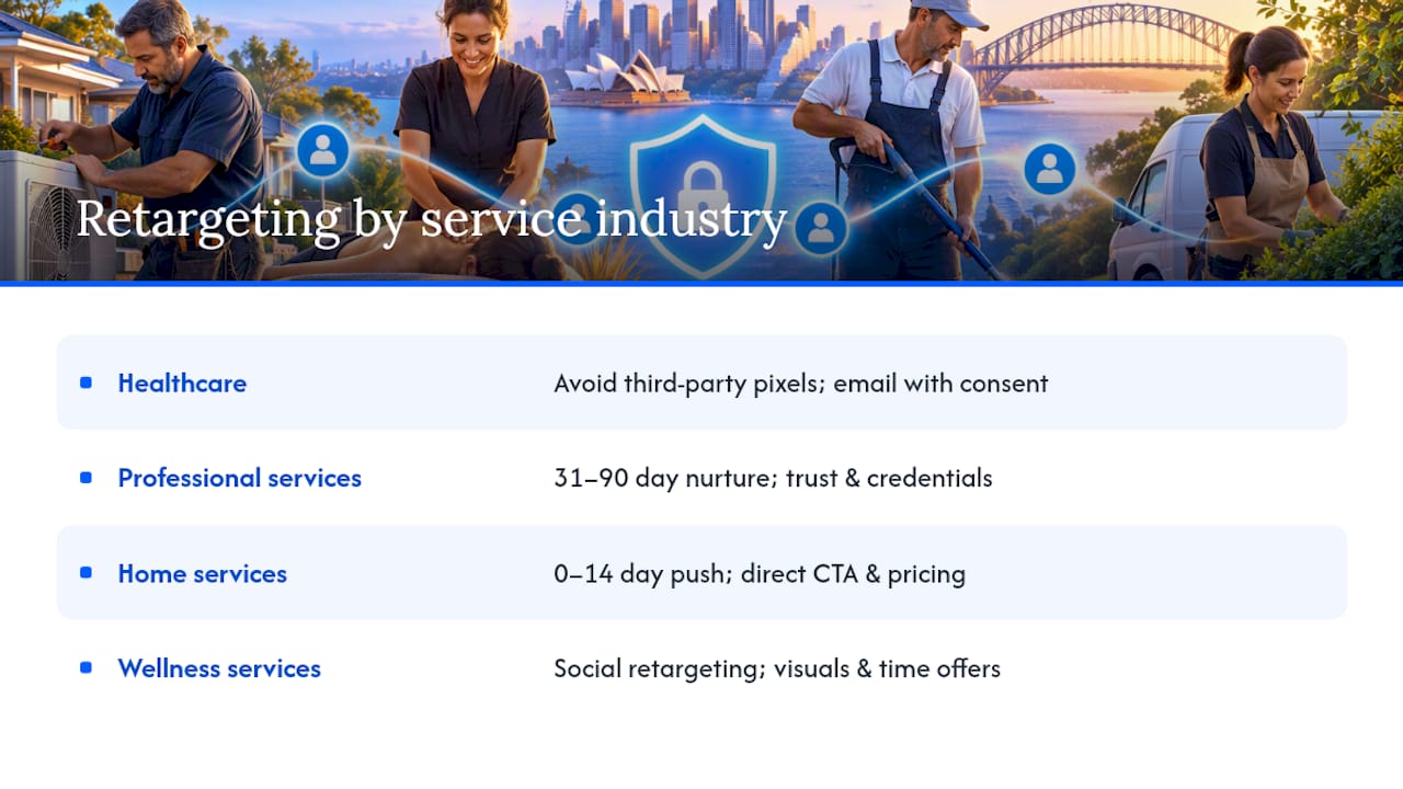 Does retargeting work the same across every service industry? — overview diagram