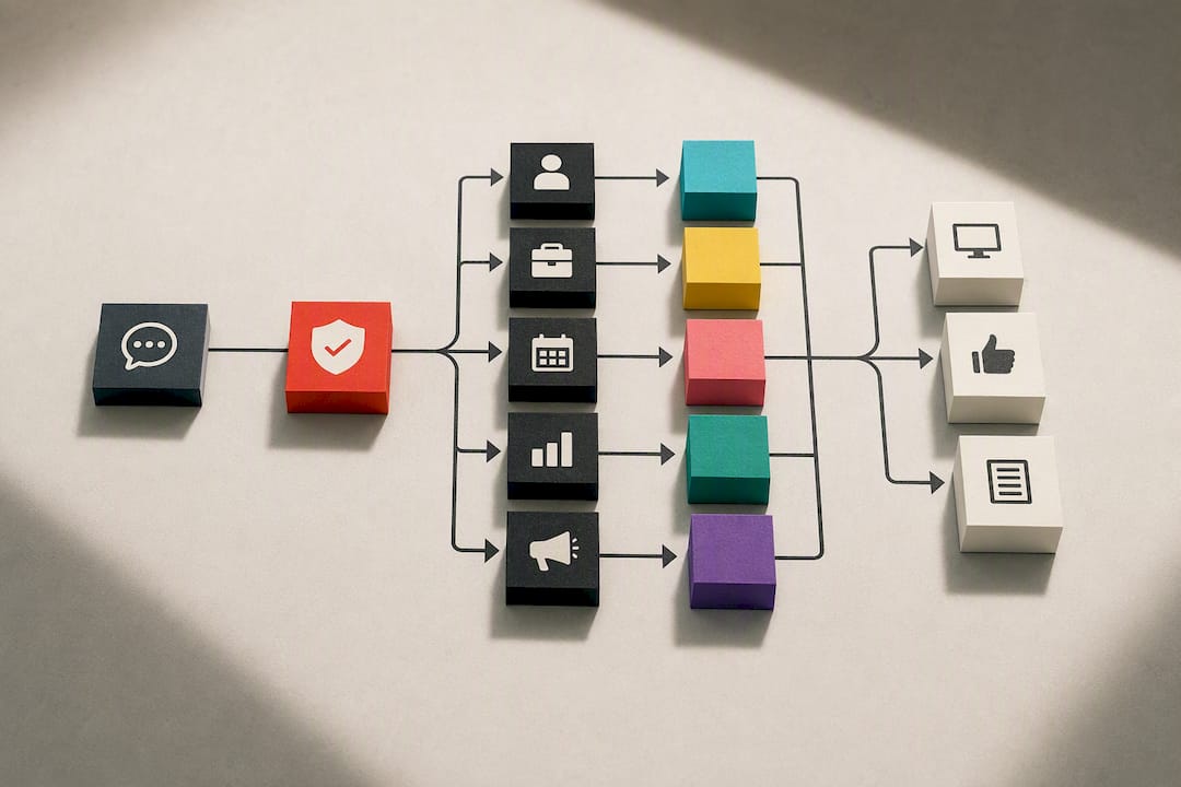 Illustrated testimonial consent record workflow