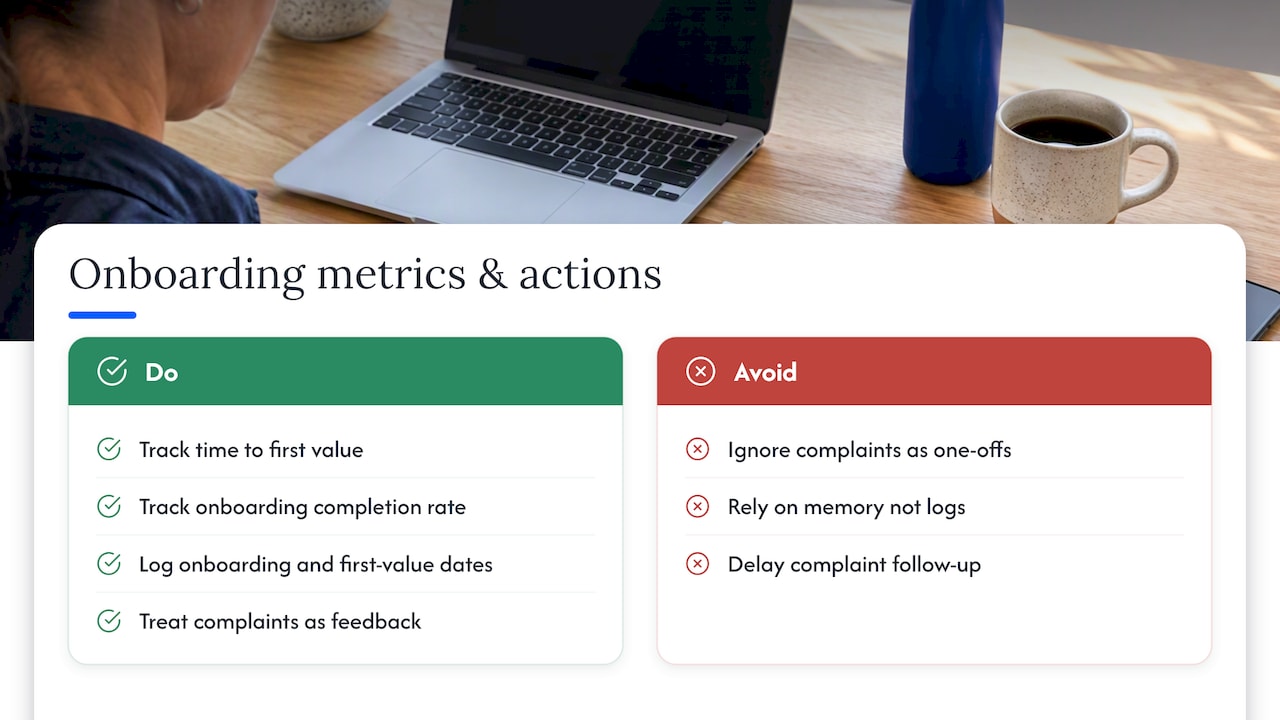 Metrics and KPIs to track onboarding success — overview diagram