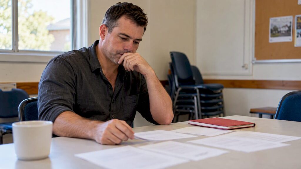 Service owner comparing positioning statement drafts